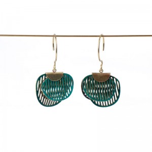 Pendientes algas azules Pendientes algas azules