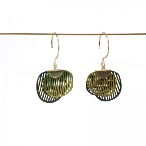Pendientes algas verdes Pendientes algas verdes