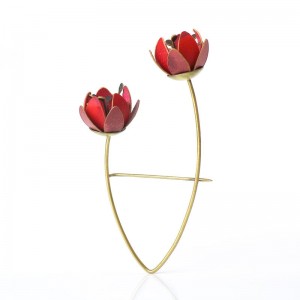 Broche campanillas rojo Broche campanillas rojo