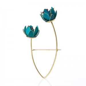 Broche campanillas azul Broche campanillas azul