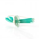 Broche Brotes largo turquesa Broche Brotes largo turquesa