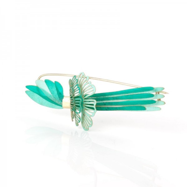Broche Brotes largo turquesa Broche Brotes largo turquesa