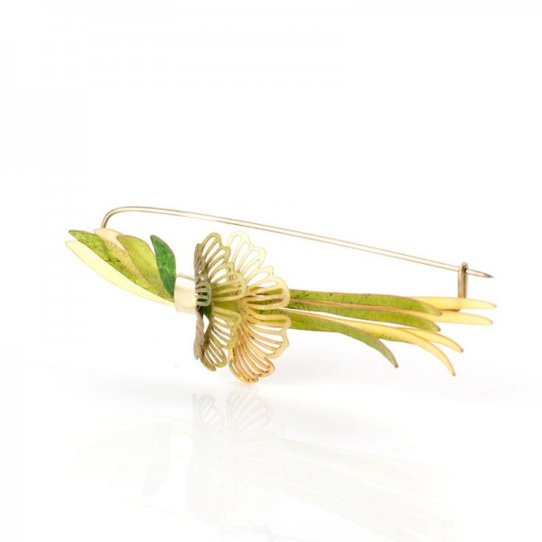 Broche Brotes largo amarillo Broche Brotes largo amarillo