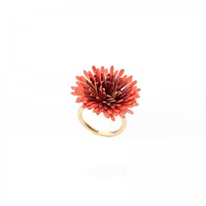 Anillo Anémona rojo Anillo Anémona rojo