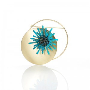 Broche Anémona azul Broche Anémona azul