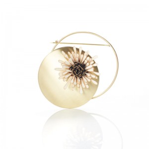 Broche Anémona crudo Broche Anémona crudo