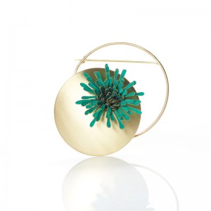 Broche Anémona turquesa Broche Anémona turquesa