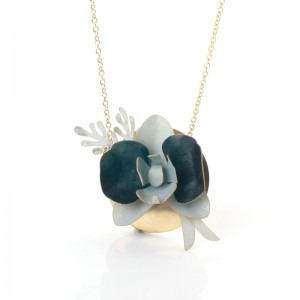 Colgante Orquídea Cápsula Gris Colgante Orquídea Cápsula Gris