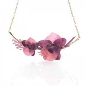 Gargantilla Orquídea Malva Gargantilla Orquídea Malva