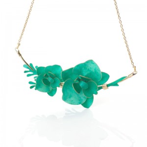 Gargantilla Orquídea Turquesa Gargantilla Orquídea Turquesa