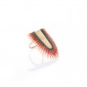 Areca Flat Red Brooch