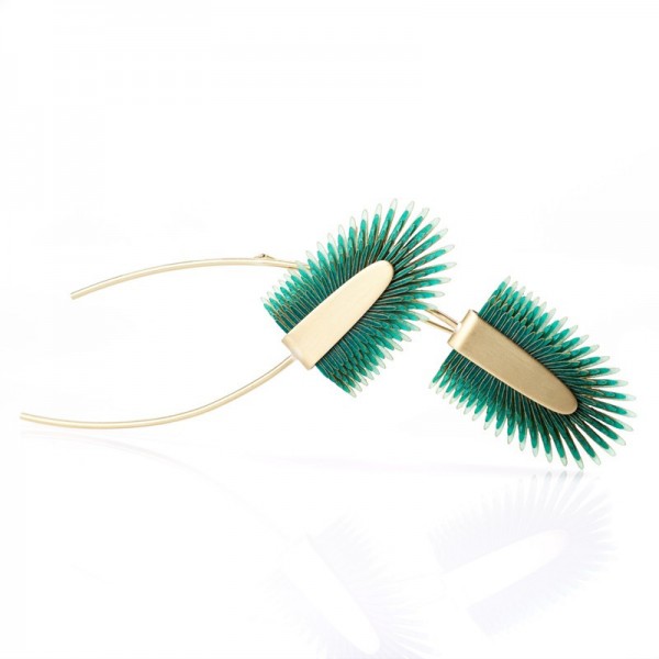 Broche Areca Turquesa Broche Areca Turquesa