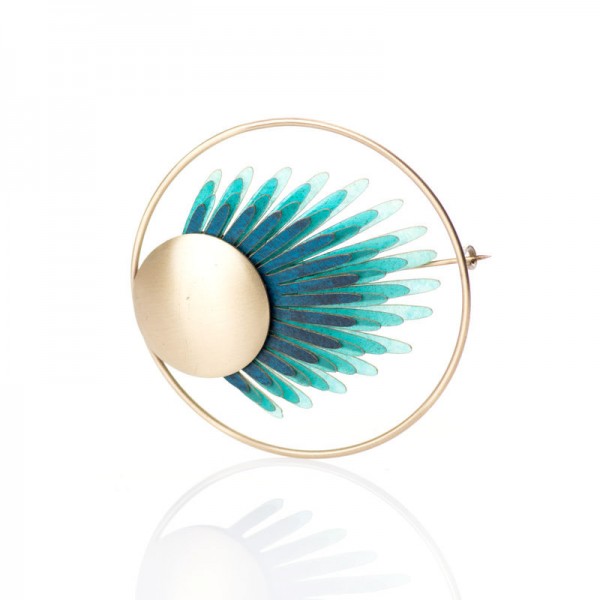 Broche Sabal Azul Broche Sabal Azul