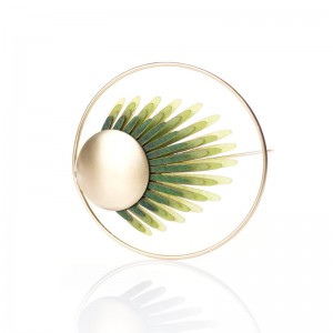 Broche Sabal Verde Broche Sabal Verde