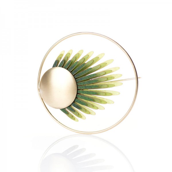 Broche Sabal Verde Broche Sabal Verde