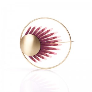 Broche Sabal Malva Broche Sabal Malva
