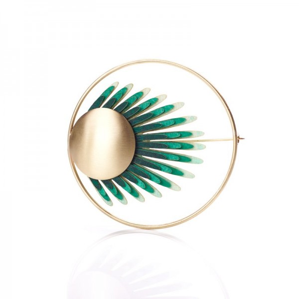 Broche Sabal Turquesa Broche Sabal Turquesa