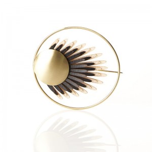 Broche Sabal Negro Broche Sabal Negro