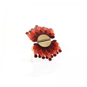 Anillo Bromelia Rojo Anillo Bromelia Rojo