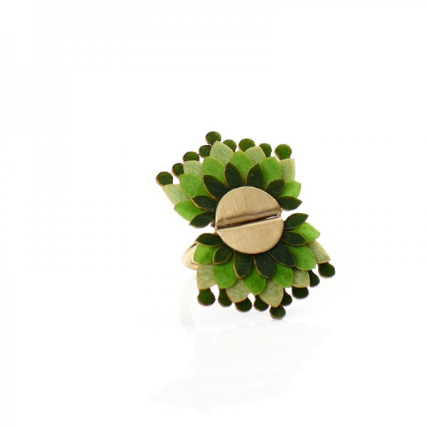 Anillo Bromelia Verde Anillo Bromelia Verde