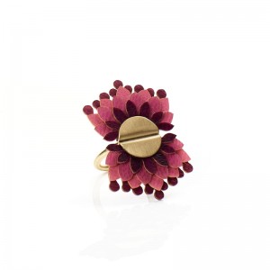 Anillo Bromelia Malva Anillo Bromelia Malva