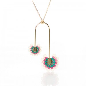 Colgante 2 flores Paipai Multi Colgante 2 flores Paipai Multi