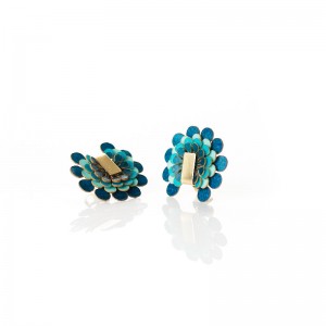 Pendientes presión Paipai Azul Pendientes presión Paipai Azul