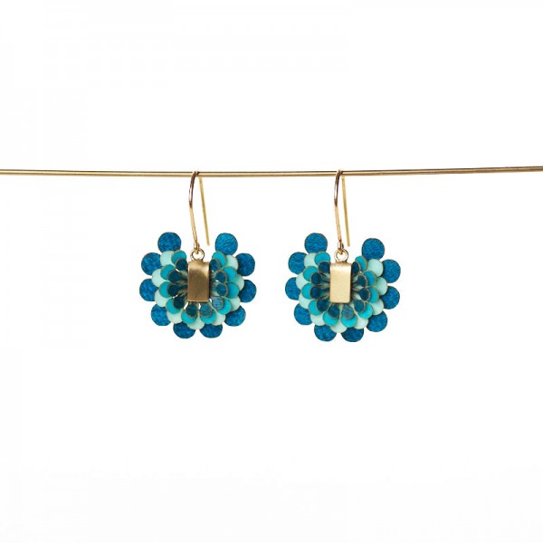 Pendientes Peq. Paipai Azul