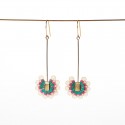 Pendientes Largos Paipai Turquesa