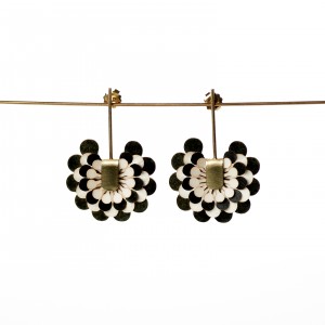 Pendientes barra Paipai Negro